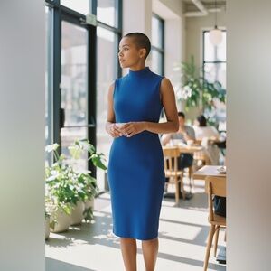KRUSH BLUE BODYCON DRESS